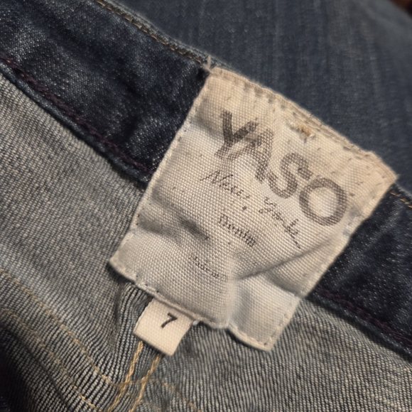 Classic Blue Distressed Skinny Jeans - Picture 3 of 3